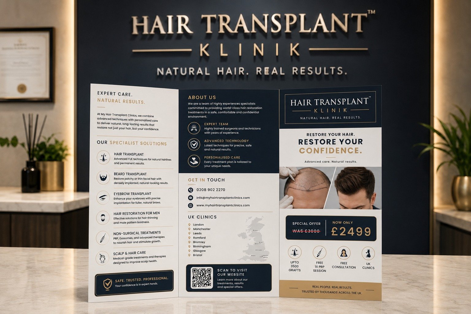 Hair Transplant Klinik, natural hair and real results