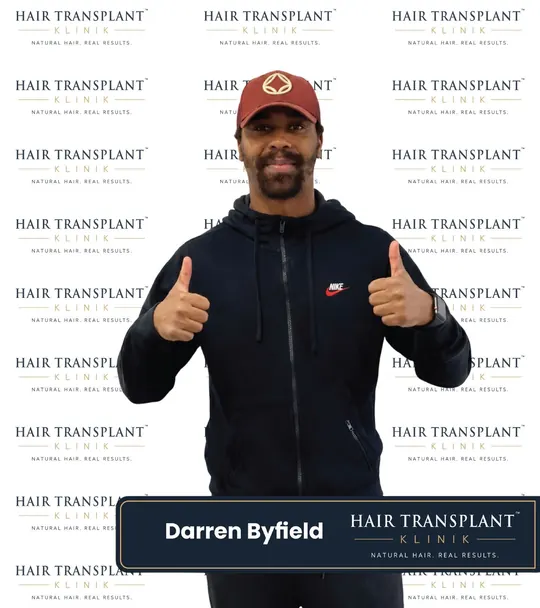 Celebrity client at Hair Transplant Klinik