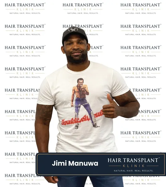 Celebrity client at Hair Transplant Klinik