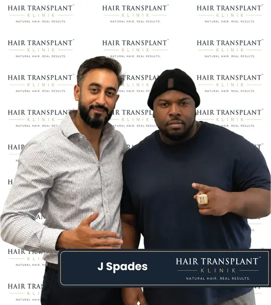Celebrity client at Hair Transplant Klinik