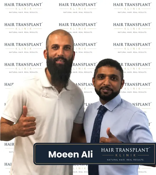Celebrity client at Hair Transplant Klinik
