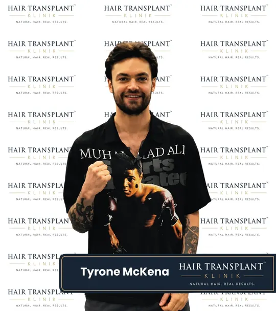 Celebrity client at Hair Transplant Klinik