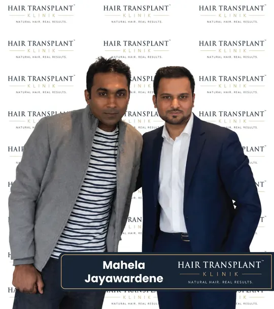 Celebrity client at Hair Transplant Klinik