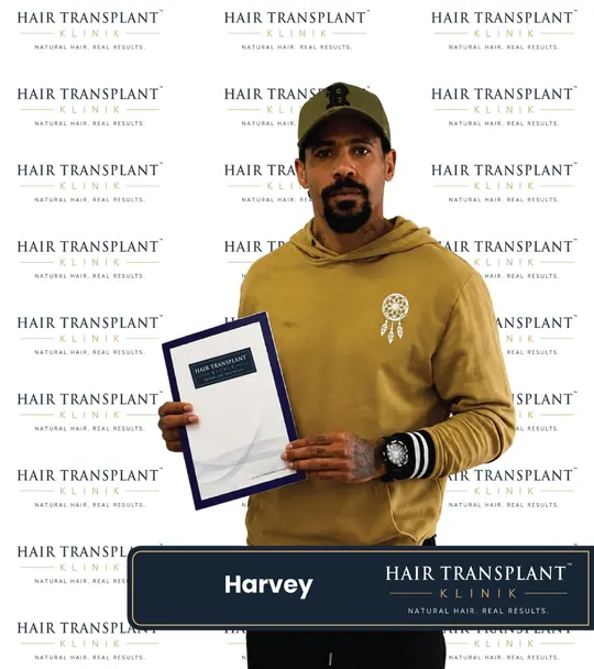Celebrity client at Hair Transplant Klinik