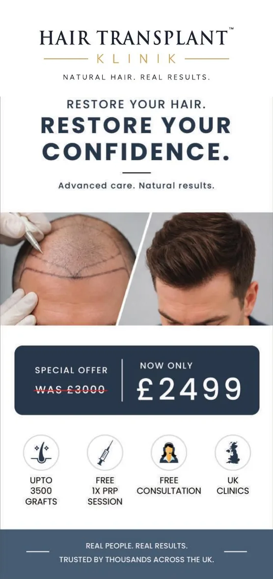 Hair Transplant Klinik brochure cover