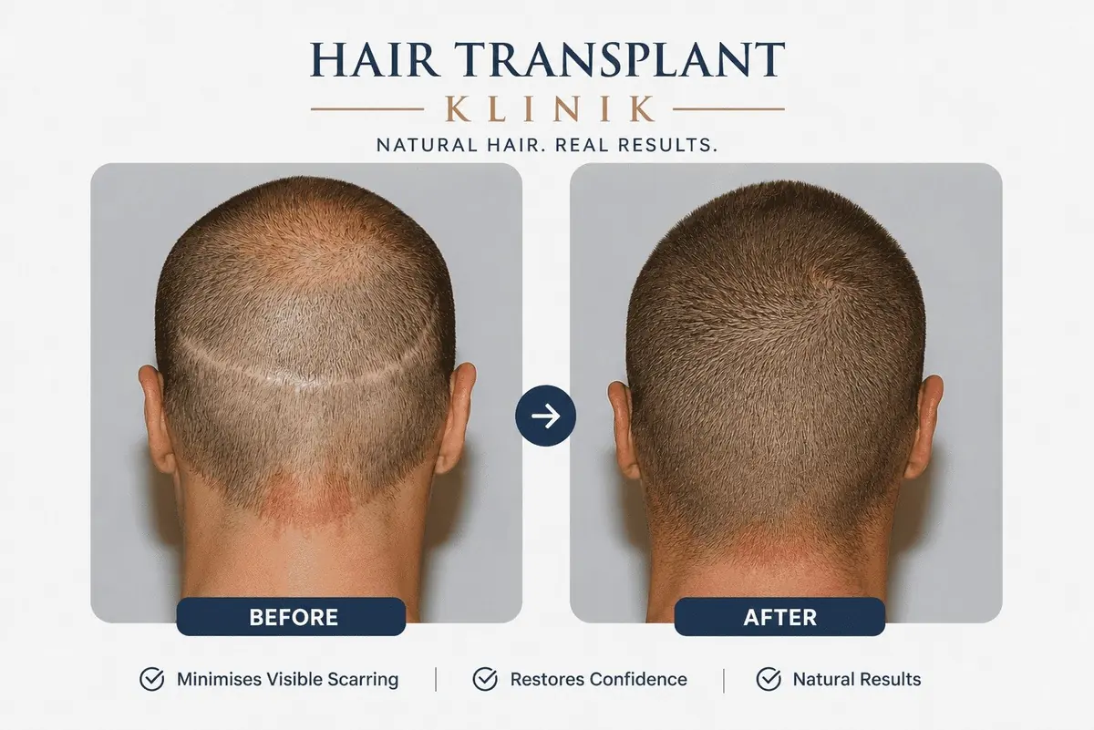 Hair transplant scar removal at Hair Transplant Klinik